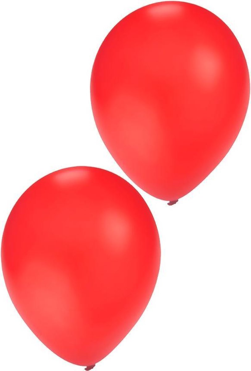 Rode ballonnen 100 stuks | Ballonnen rood voor lucht en helium